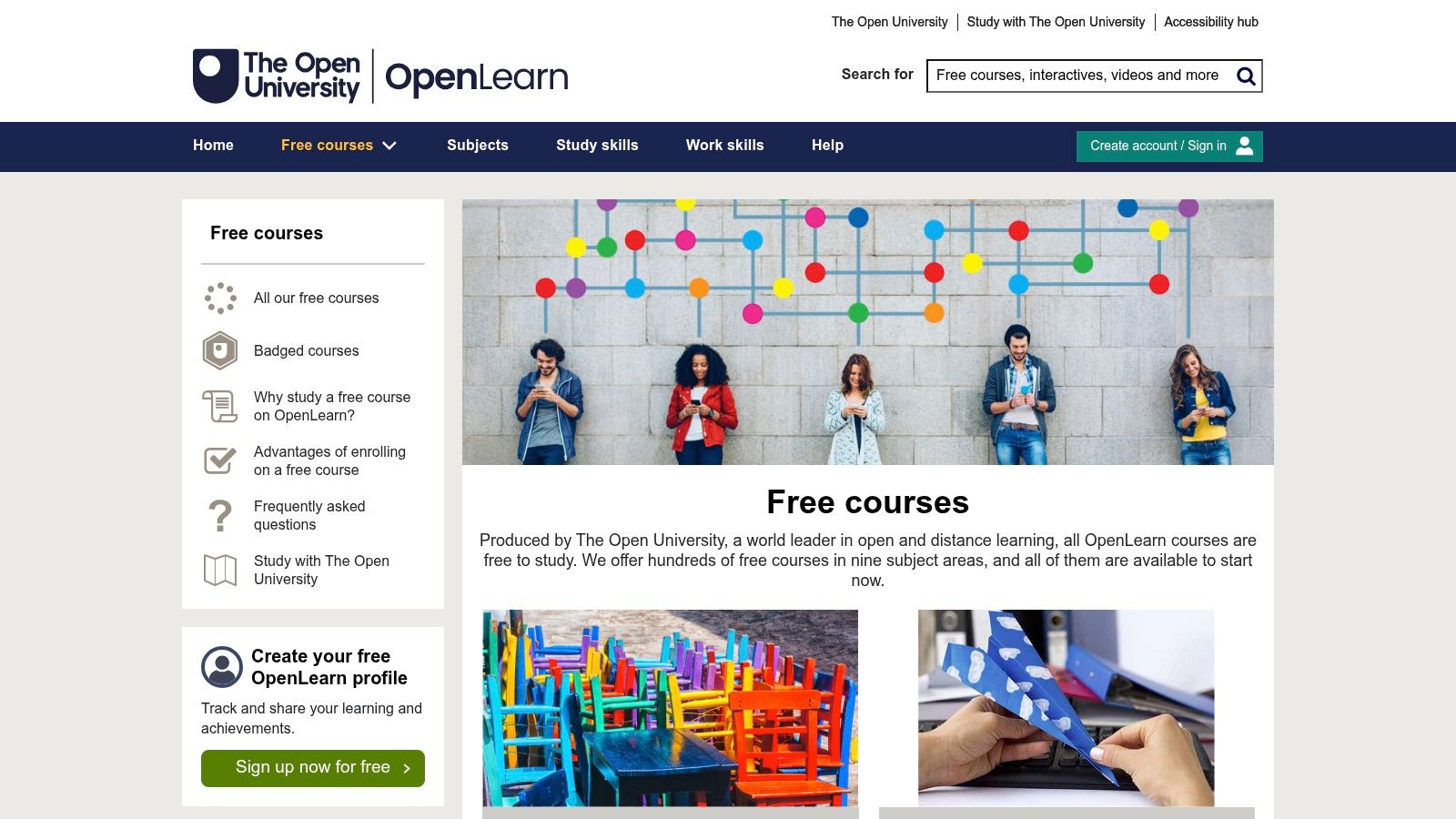 OpenLearn (The Open University)